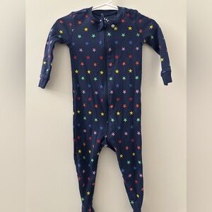 Primary baby zip footed pajama